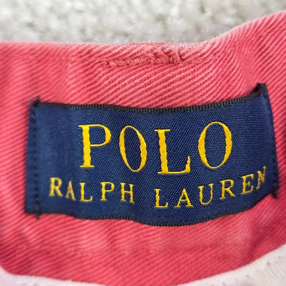 Polo Ralph Lauren Men's Pink Chino Shorts Size 36 Flat Front‎ Casual Cotton